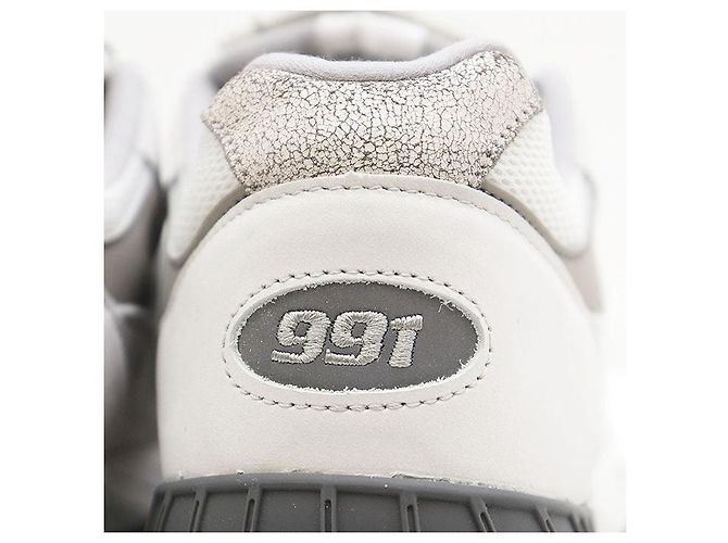 Autre Marque New Balance M991FLB Fabric Sneaker Braun Grau - Ansicht 6