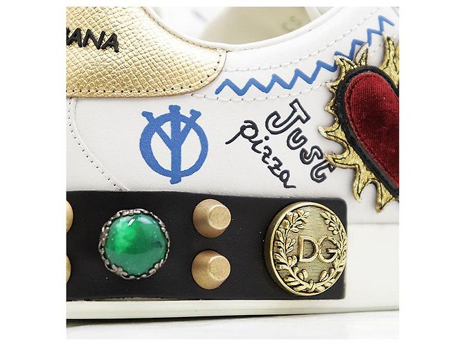 Dolce & Gabbana Sneakers in pelle Dolce&Gabbana Bianco - vista 13
