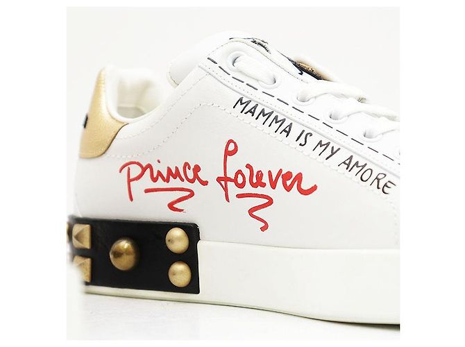 Dolce & Gabbana Sneakers in pelle Dolce&Gabbana Bianco - vista 15