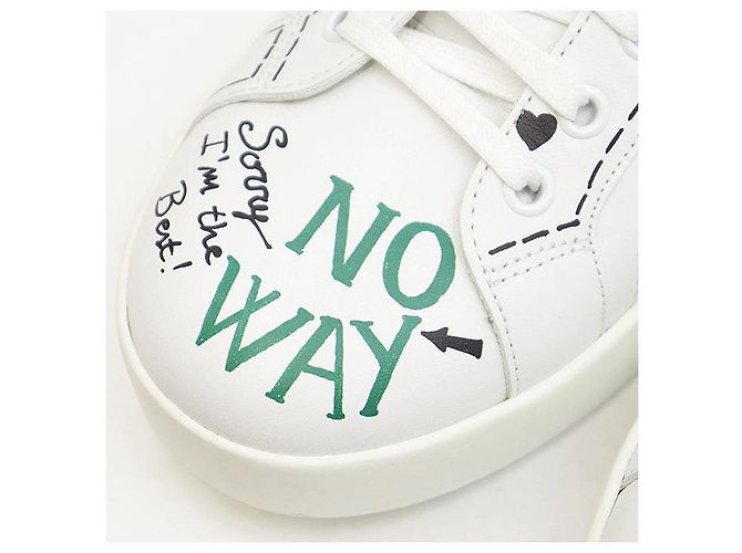 Dolce & Gabbana Sneakers in pelle Dolce&Gabbana Bianco - vista 2