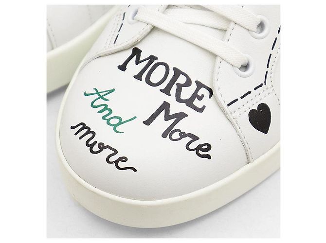 Dolce & Gabbana Sneakers in pelle Dolce&Gabbana Bianco - vista 3