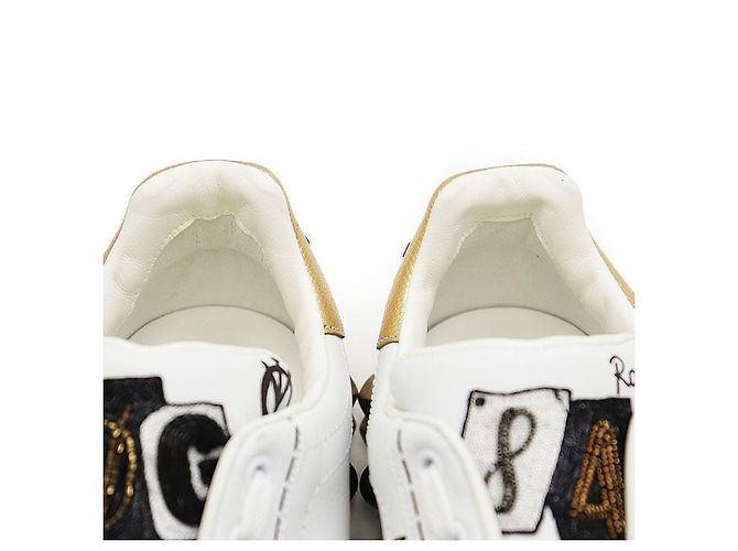 Dolce & Gabbana Sneakers in pelle Dolce&Gabbana Bianco - vista 7