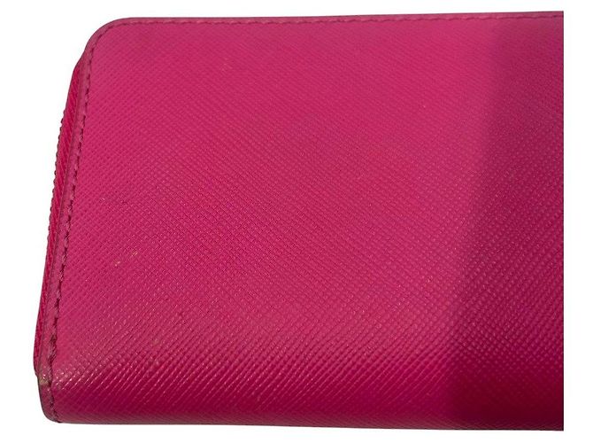Tory Burch Robinson Leather Coin Card Case Rosa - vista 6