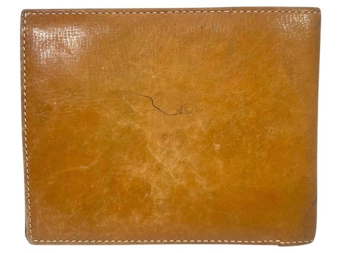 Autre Marque DAKS Leather Bifold Wallet Brown - view 2