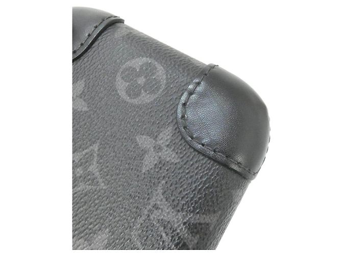Louis Vuitton Monogram Eclipse Horizon Clutch Schultertasche Schwarz - Ansicht 5