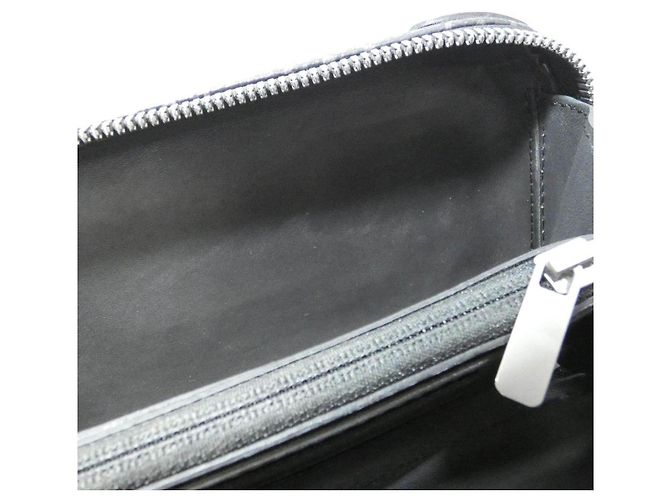 Louis Vuitton Monogram Eclipse Horizon Clutch Schultertasche Schwarz - Ansicht 8