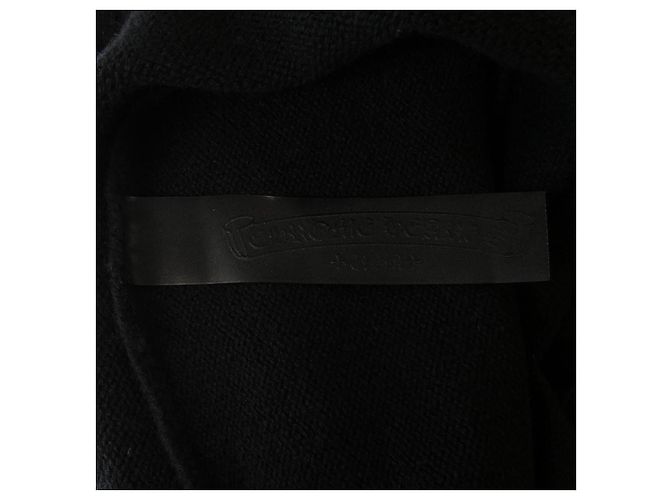 Chrome Hearts WAITING ROOM Cashmere Hoodie Schwarz - Ansicht 4