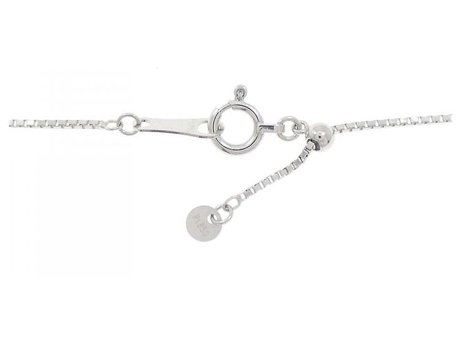 Autre Marque Diamantenhalskette PT900 PT850 Silber - Ansicht 5