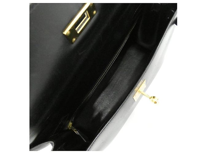 Hermès Hermes Kelly32 Box Calf Preto - vista 9