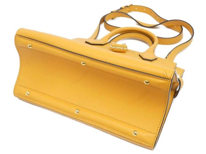 Borsa a mano Louis Vuitton Steamer in pelle di vitello Rosso - vista 3