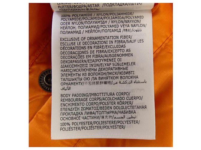 Moncler VALLORCH Daunenjacke Grün Orange Khaki - Ansicht 4