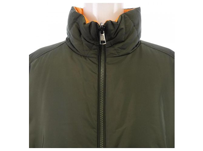 Moncler VALLORCH Daunenjacke Grün Orange Khaki - Ansicht 6