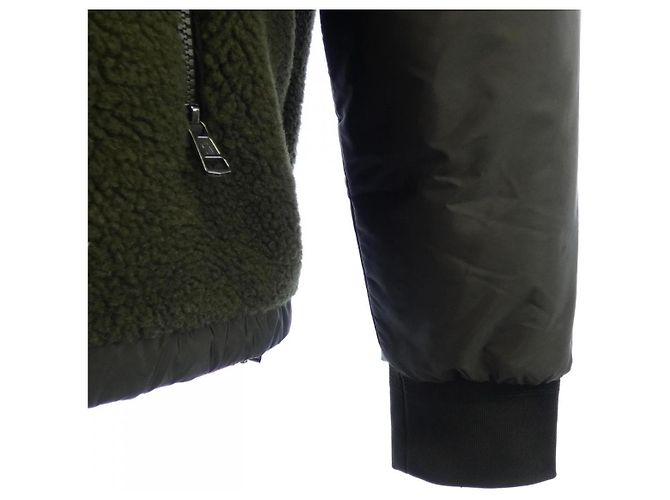 Moncler VALLORCH Daunenjacke Grün Orange Khaki - Ansicht 7