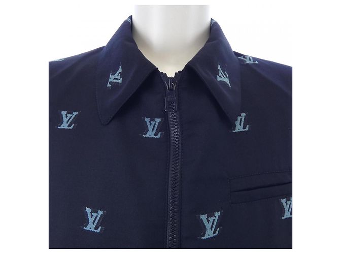 Blouson Louis Vuitton Jet Pocket Blouson Azul Azul marinho - vista 6