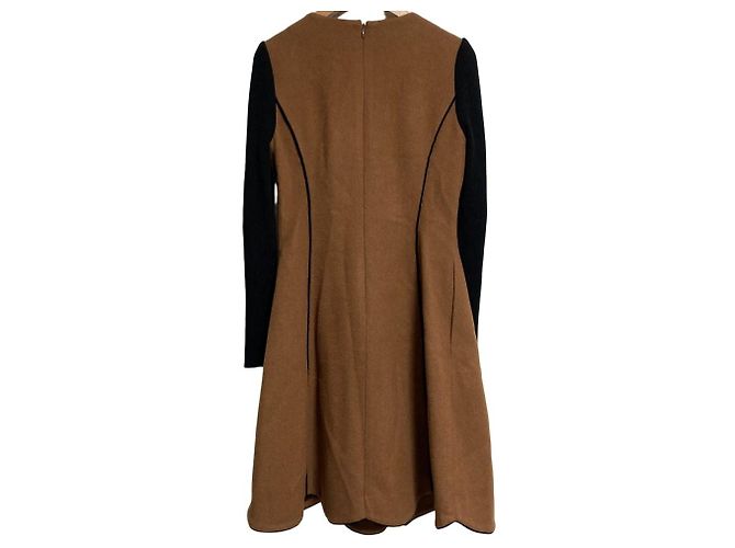 Autre Marque Vestido M'S GRACY de manga de punto Castaño - vista 2