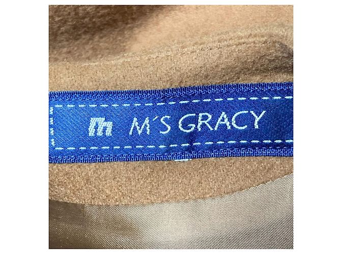Autre Marque Vestido M'S GRACY de manga de punto Castaño - vista 4