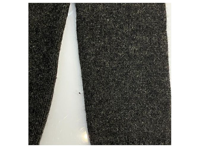 Autre Marque Impresionante jersey de punto de lana Lure Castaño Gris antracita - vista 7