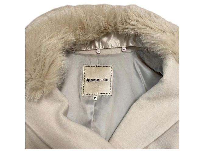 Autre Marque Abrigo Apuweiser-riche de mezcla de angora Beige - vista 4