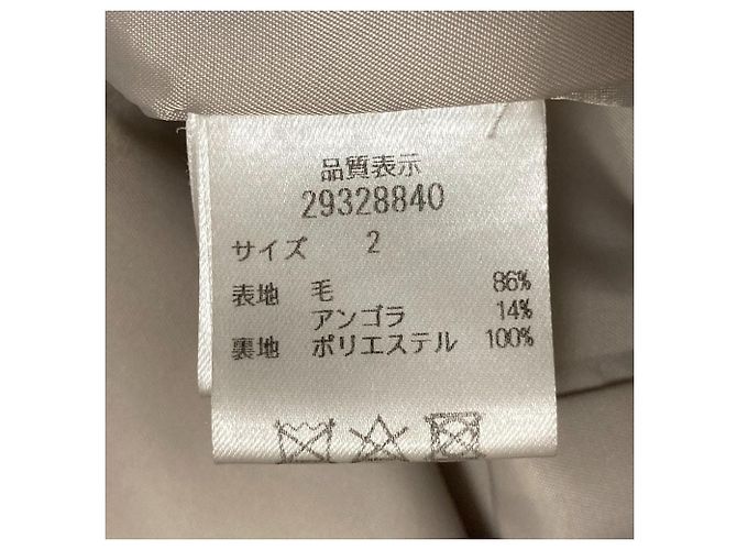 Autre Marque Abrigo Apuweiser-riche de mezcla de angora Beige - vista 7