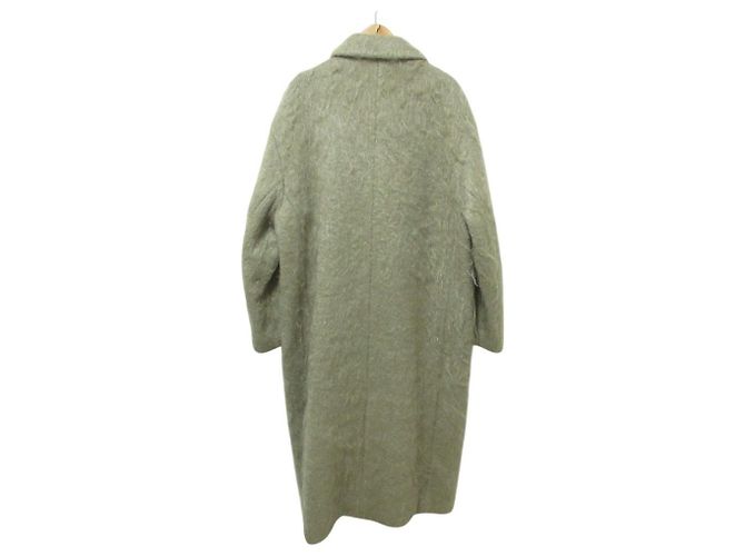Autre Marque Abrigo Chester de mohair shaggy GALLARDAGALANTE Verde Caqui - vista 2