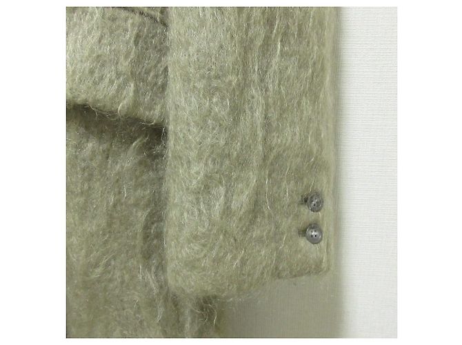Autre Marque Abrigo Chester de mohair shaggy GALLARDAGALANTE Verde Caqui - vista 5