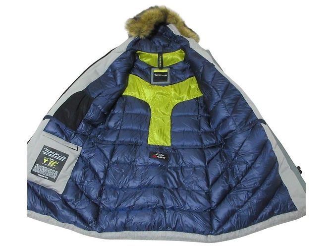 Autre Marque Abrigo de lana y plumón GEOX NORD PLUS Castaño - vista 7