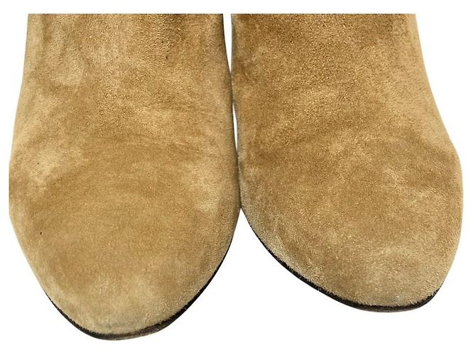 Botines de gamuza Jimmy Choo Castaño Camello - vista 10