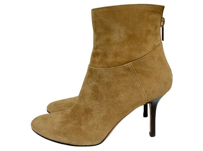 Botines de gamuza Jimmy Choo Castaño Camello - vista 2