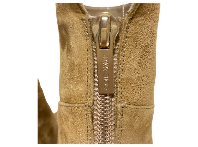 Botines de gamuza Jimmy Choo Castaño Camello - vista 6