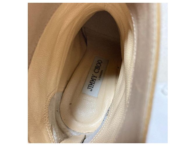 Botines de gamuza Jimmy Choo Castaño Camello - vista 7