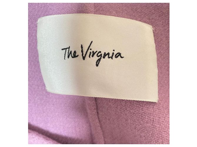 Autre Marque Il cappotto double face senza collo Virginia Porpora - vista 5