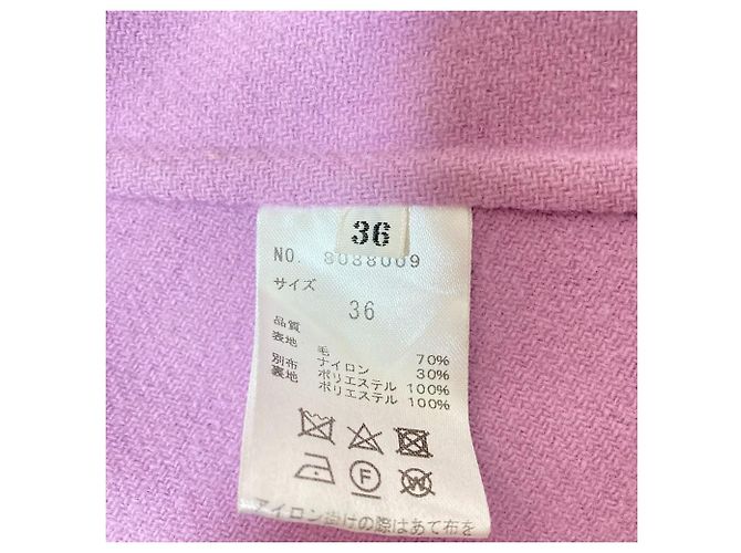 Autre Marque Il cappotto double face senza collo Virginia Porpora - vista 6