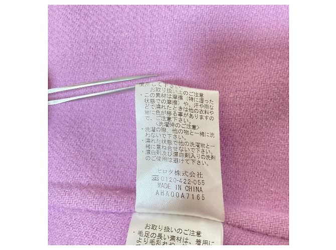 Autre Marque Il cappotto double face senza collo Virginia Porpora - vista 7