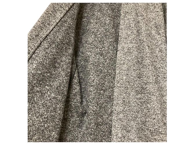 theory Tweed Strick-Longcardigan Braun - Ansicht 4
