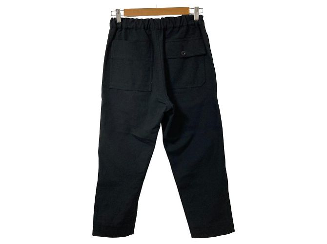Autre Marque MHL. WOOL COTTON DRILL Hose Schwarz - Ansicht 2