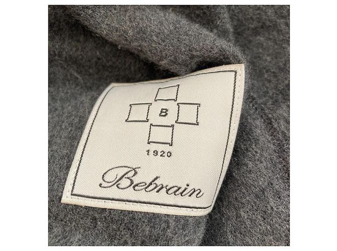 Autre Marque Abrigo de lana Bebrain Castaño - vista 4