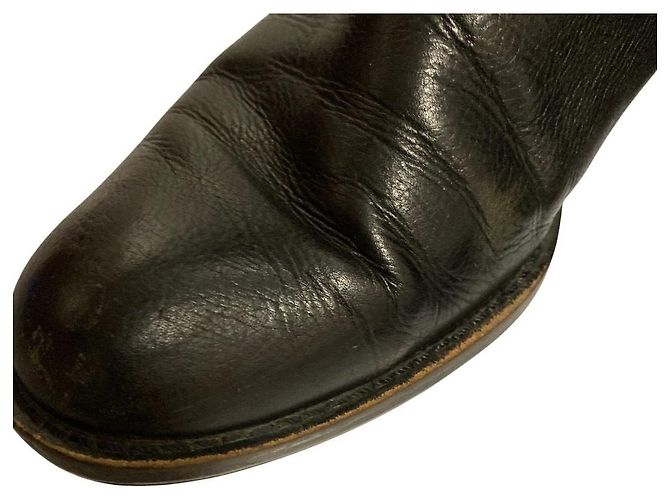 Autre Marque MARGARET HOWELL idea Lederstiefel Schwarz - Ansicht 15