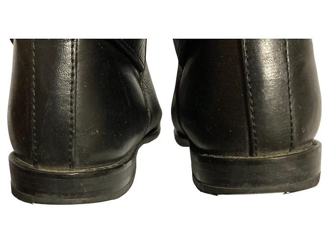Autre Marque MARGARET HOWELL idea Lederstiefel Schwarz - Ansicht 16