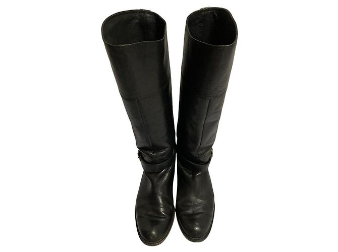 Autre Marque MARGARET HOWELL idea Lederstiefel Schwarz - Ansicht 2