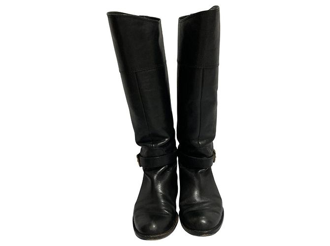 Autre Marque MARGARET HOWELL idea Lederstiefel Schwarz - Ansicht 3