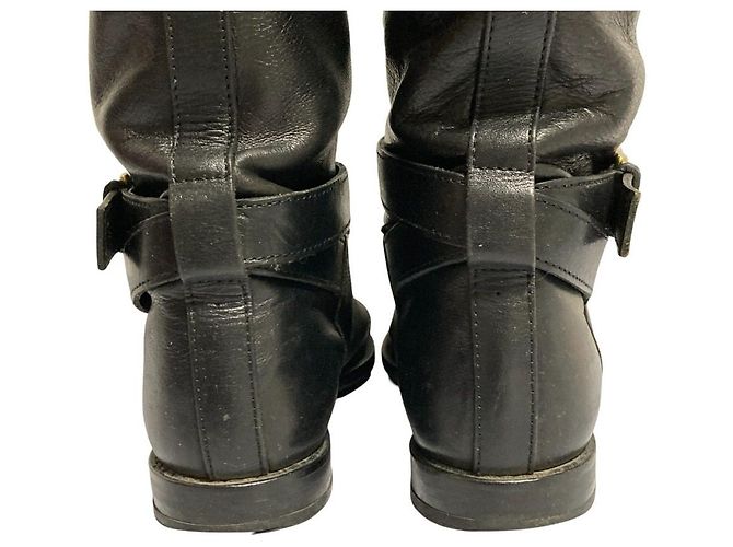 Autre Marque MARGARET HOWELL idea Lederstiefel Schwarz - Ansicht 6