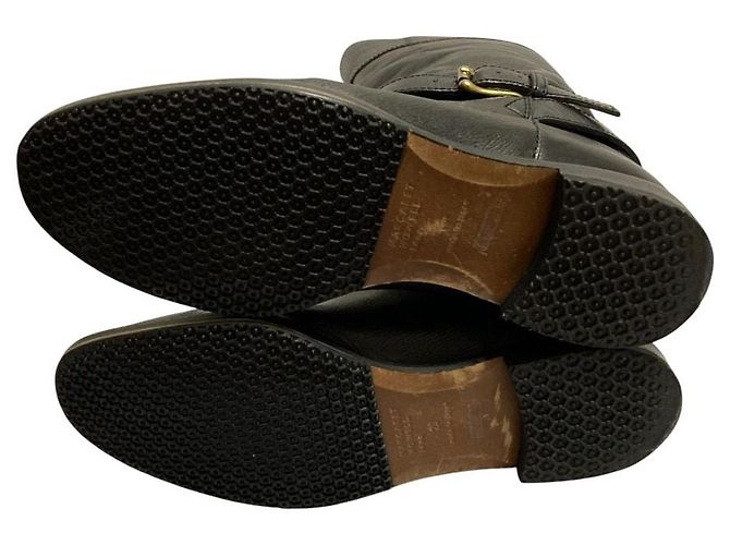 Autre Marque MARGARET HOWELL idea Lederstiefel Schwarz - Ansicht 9