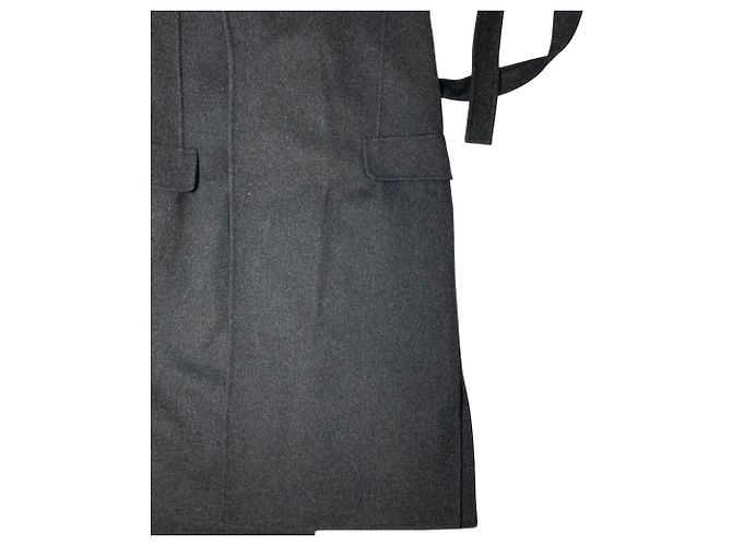 Colete longo de lã S Max Mara Marrom - vista 3