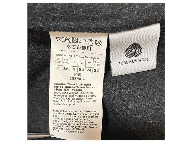Colete longo de lã S Max Mara Marrom - vista 8
