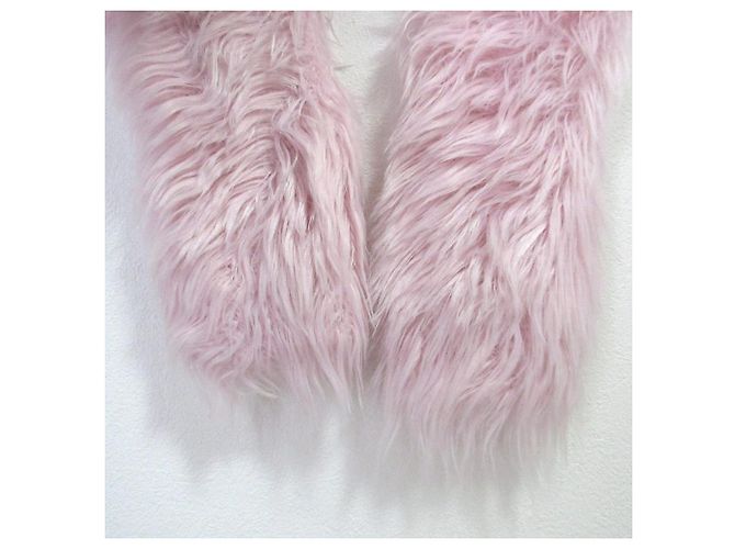 Autre Marque AMBUSH Faux Fur Knit Rosa - vista 5