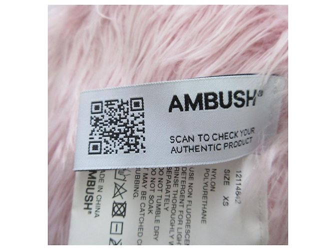 Autre Marque AMBUSH Faux Fur Knit Rosa - vista 7