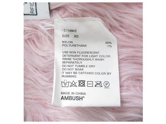 Autre Marque AMBUSH Faux Fur Knit Rosa - vista 9