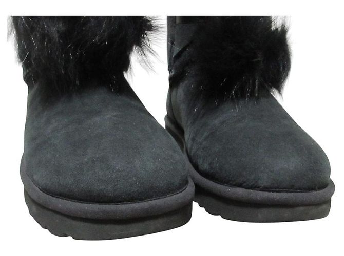 UGG GITA Lammfellstiefel Schwarz - Ansicht 5