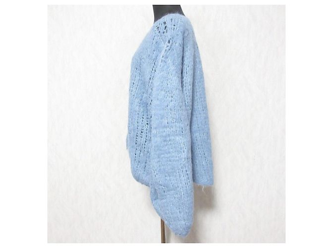 Autre Marque Jersey de punto Low Gauge de alpaca HAKUJI Azul - vista 3