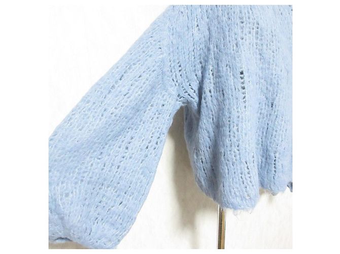 Autre Marque Jersey de punto Low Gauge de alpaca HAKUJI Azul - vista 4